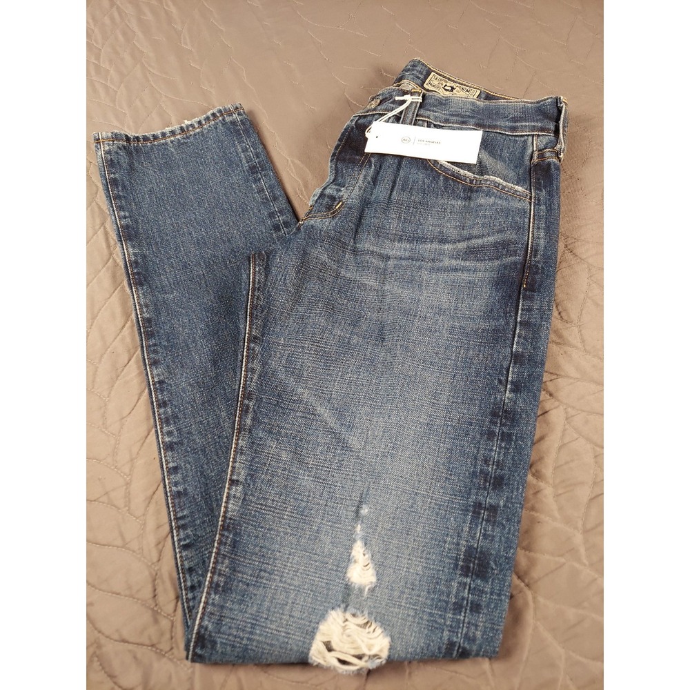 AG Adriano Goldschmied Tellis Selvage Jeans Mens 29x33 Slim Straight NWT $328